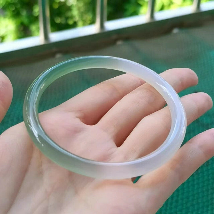 【玉鐲】半山水油青美人條-6mm