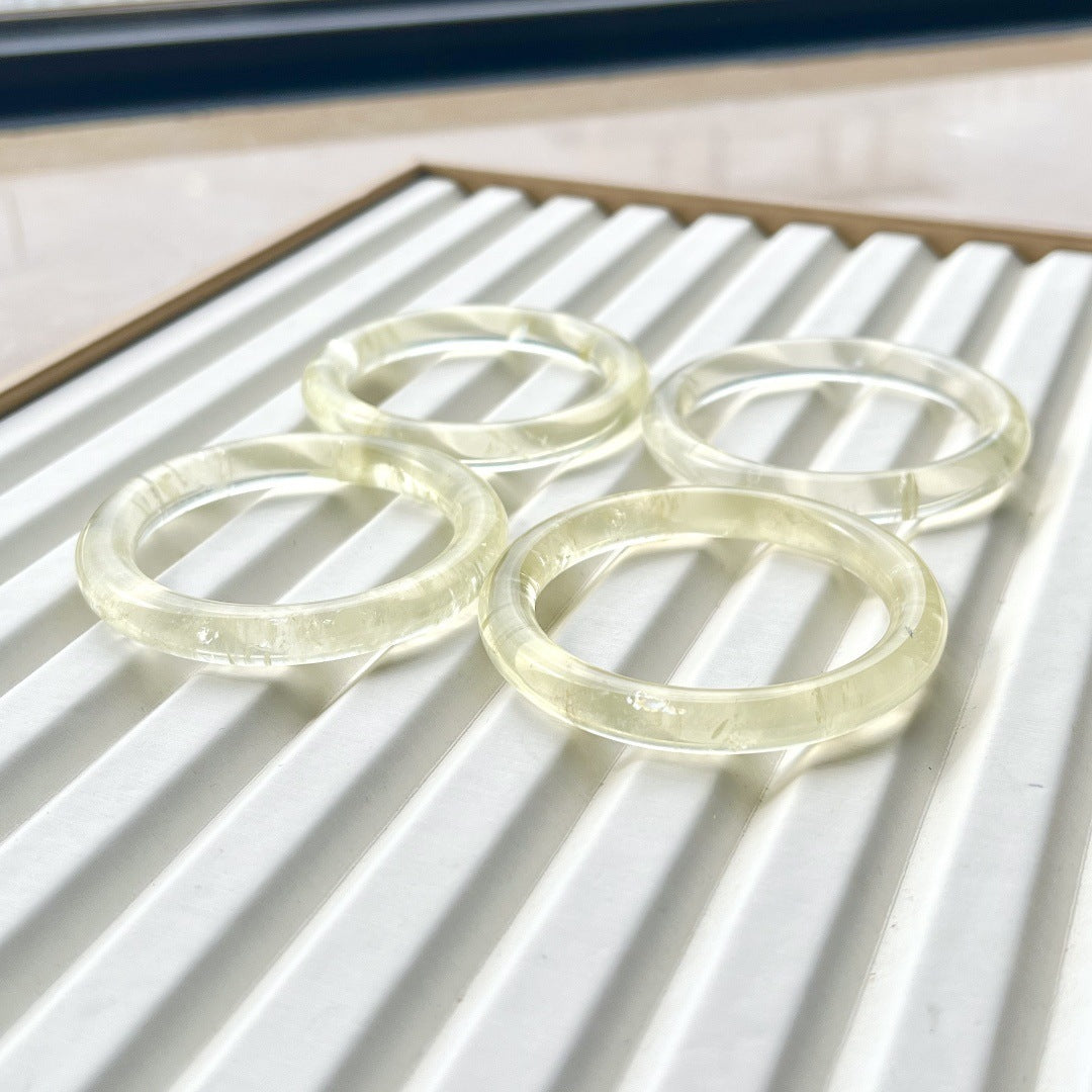 【玉鐲】天然檸檬黃水晶手鐲