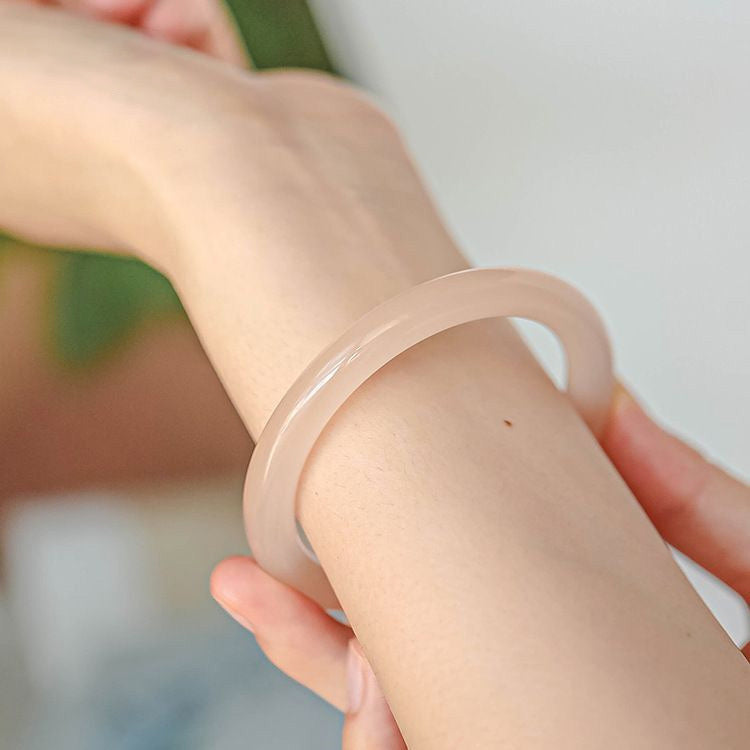 【玉鐲】少女西柚粉(阿富汗玉)