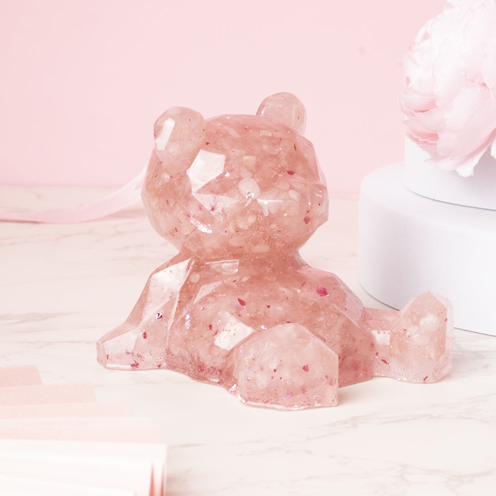 許願萌寵【晶石能量萌寵】粉水晶萌寵