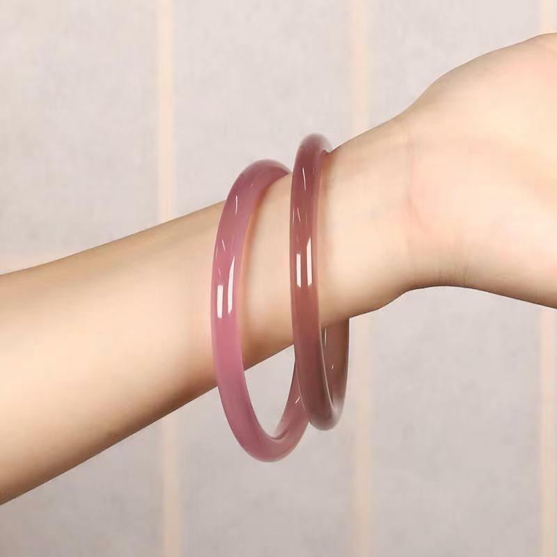 【玉鐲】高冰帝王紫多肉葡萄美人條6mm