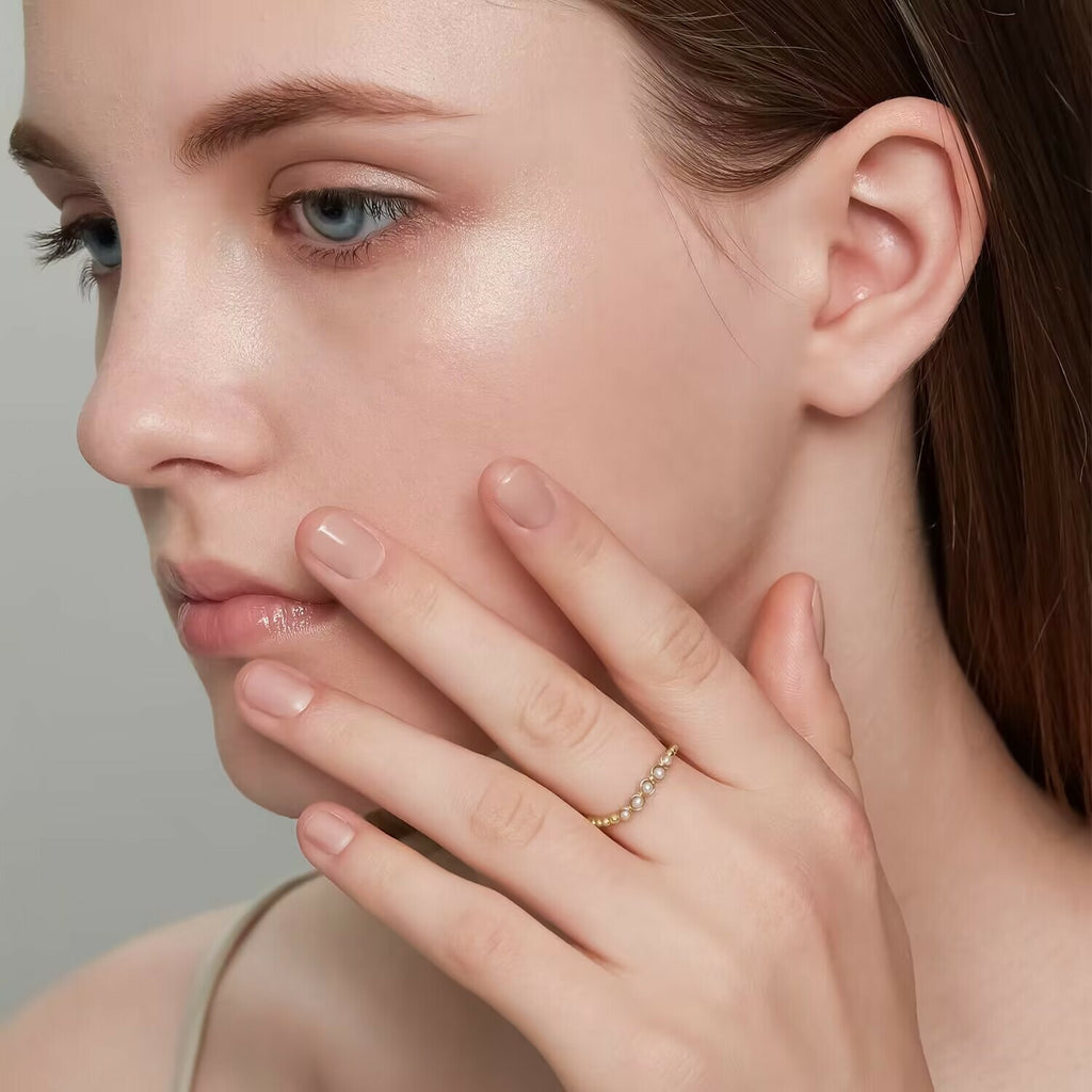 【輕奢】曲線的詩-14K金+925純銀珍珠