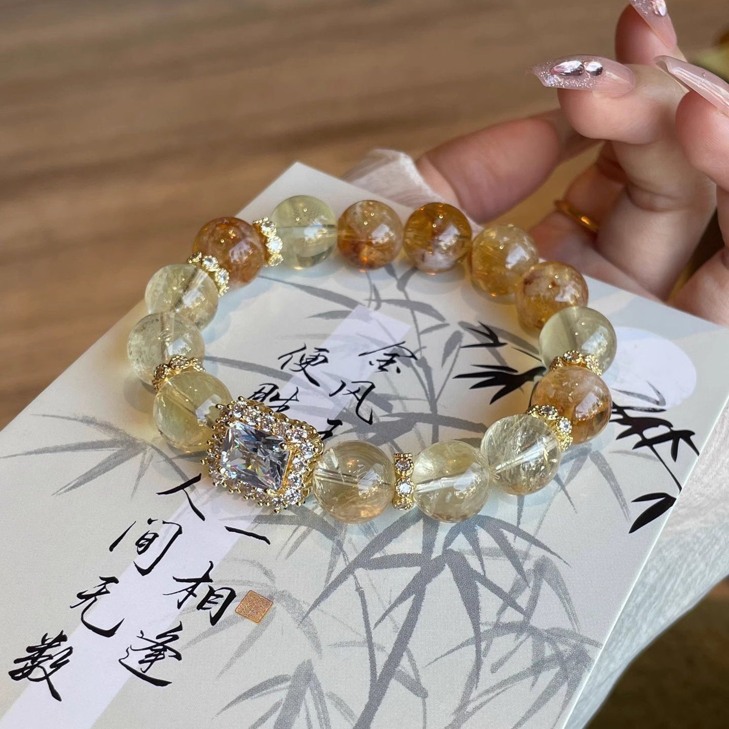 【金曜轉運】阿賽特黃水晶×檸檬黃水晶招財手鍊