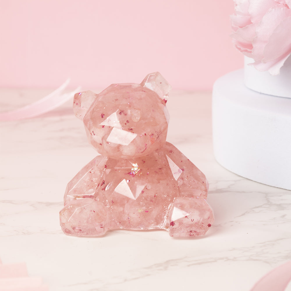 許願萌寵【晶石能量萌寵】粉水晶萌寵