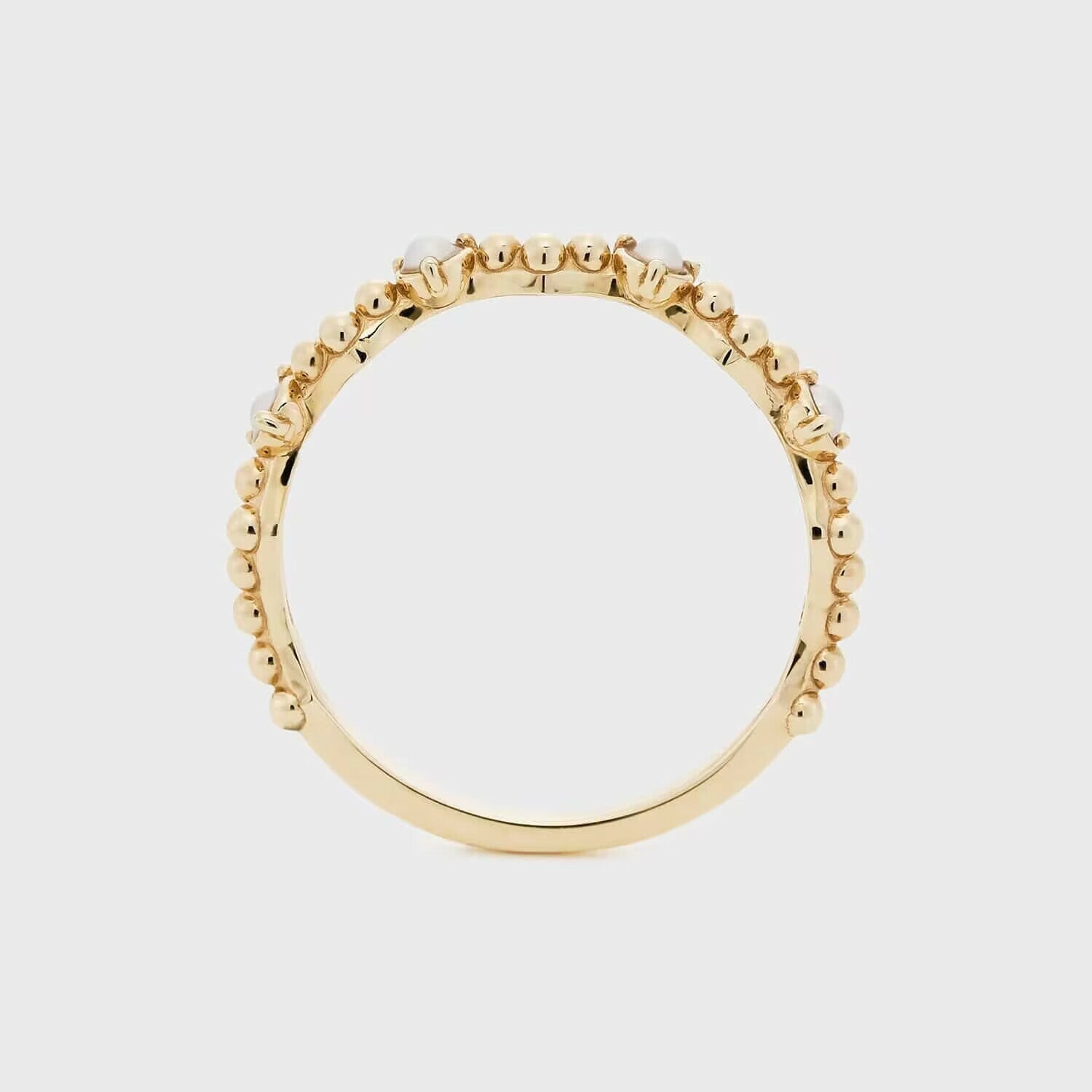 【輕奢】旖旎珍珠-S925銀+14K金不規則珍珠戒指