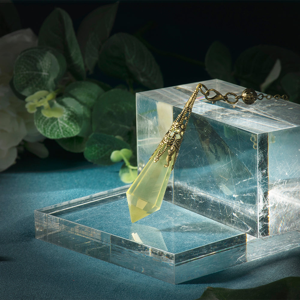 靈擺問事【水晶占卜靈擺】黃水晶靈擺