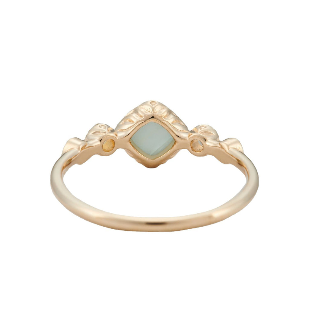 【輕奢】華麗舞會-14K金+925純銀拉長石、天河石戒指