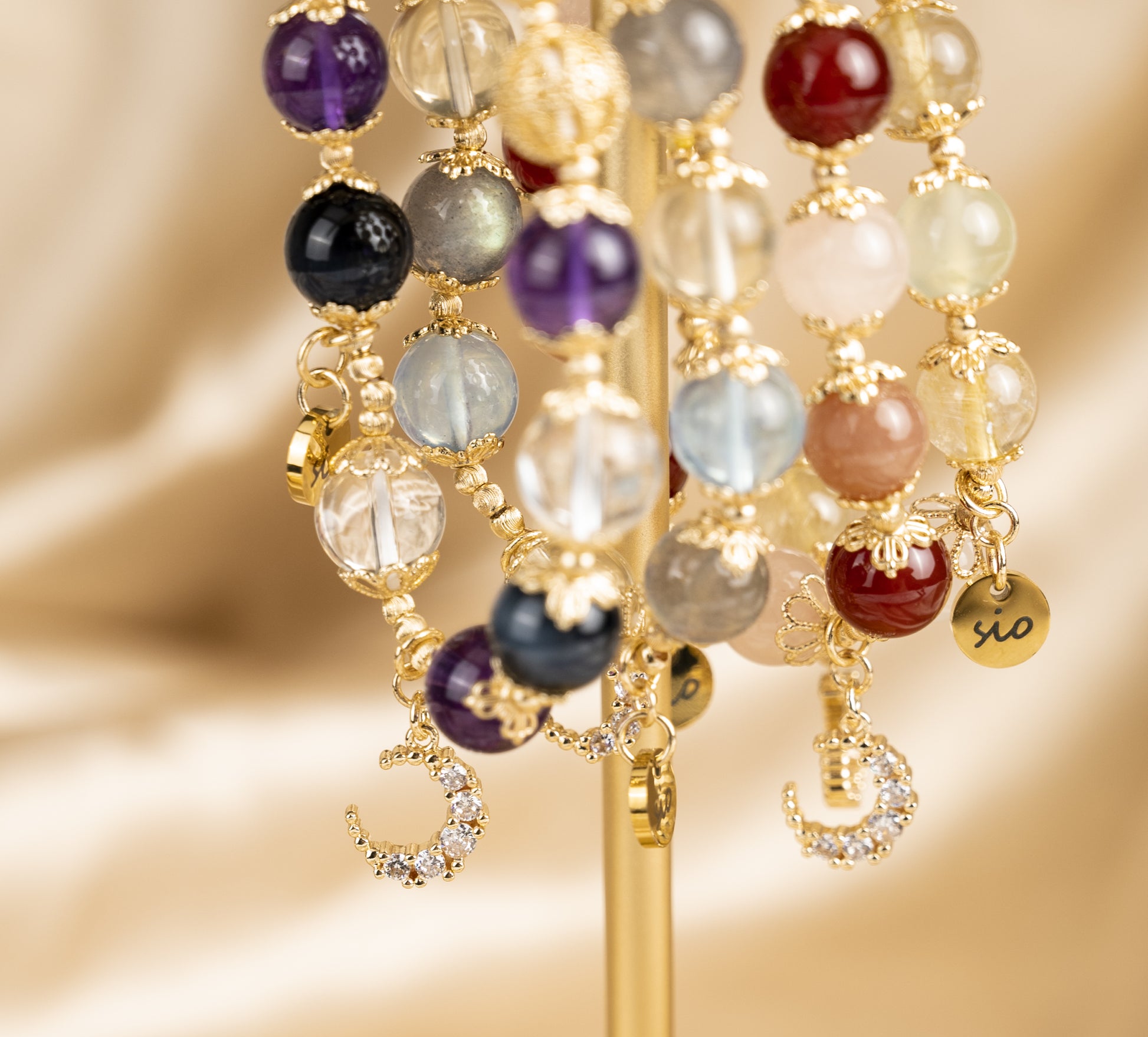 【月野】華麗款水晶手鍊-共四款可選