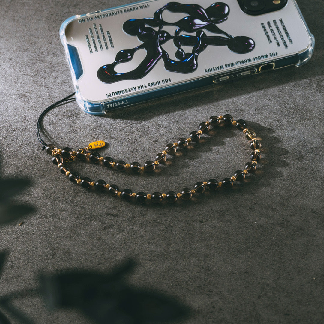 【純粹】原創水晶手機鍊(中性款)_五種水晶可選