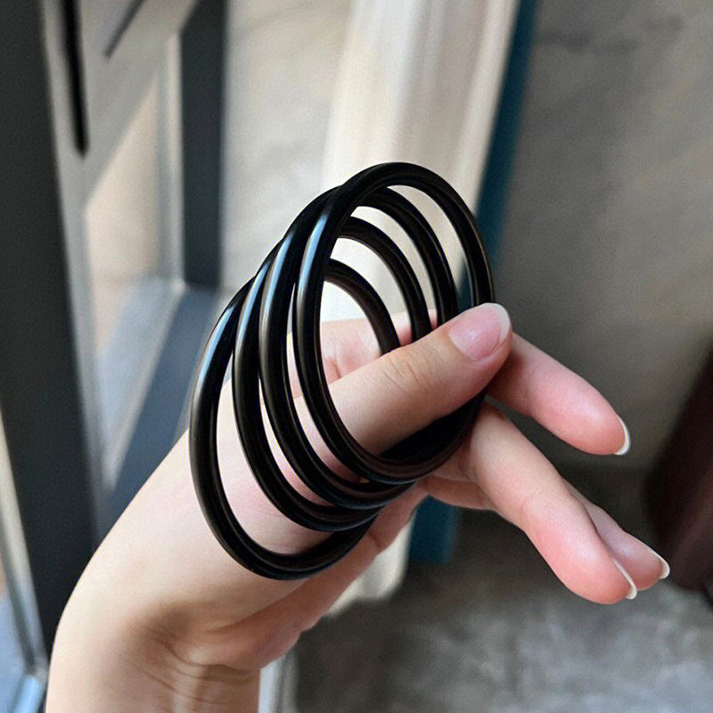 【玉鐲】天然和田墨玉叮噹鐲