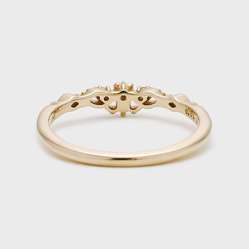 【輕奢】星河夜語-14K金+925純銀白鋯石戒指