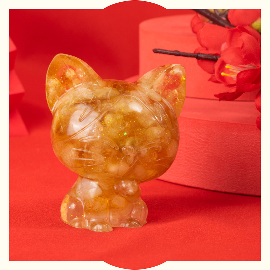 許願萌寵【晶石能量萌寵】黃水晶萌寵