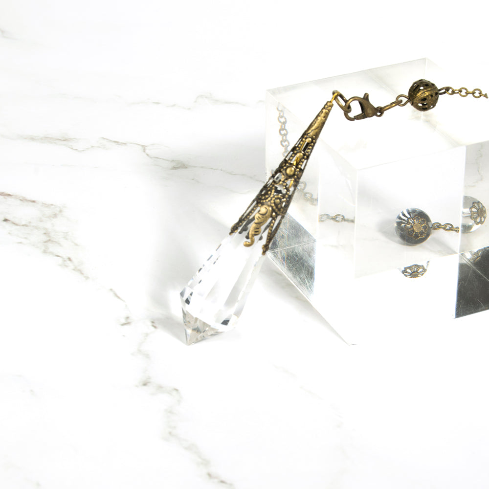 靈擺問事【水晶占卜靈擺】白水晶靈擺