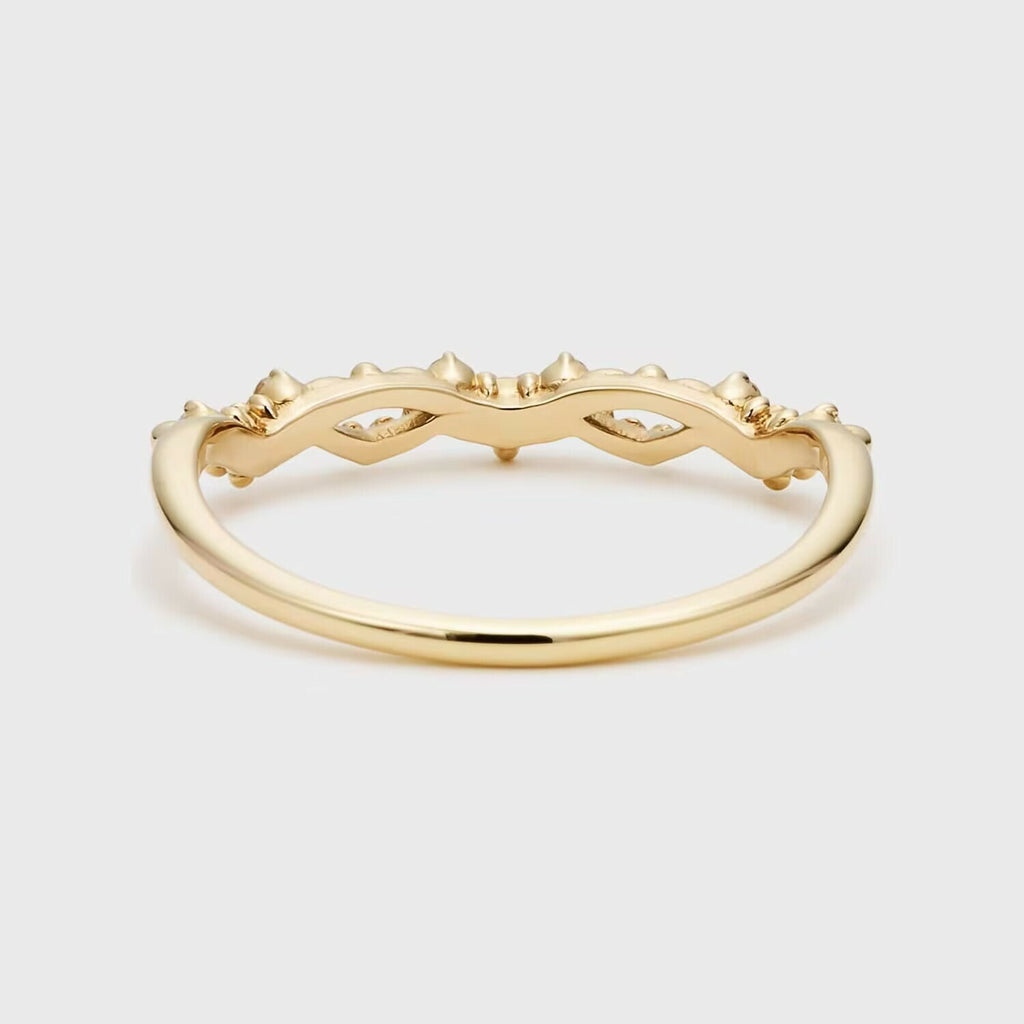 【輕奢】皇冠之詩-S925純銀+14K金白鋯石戒指