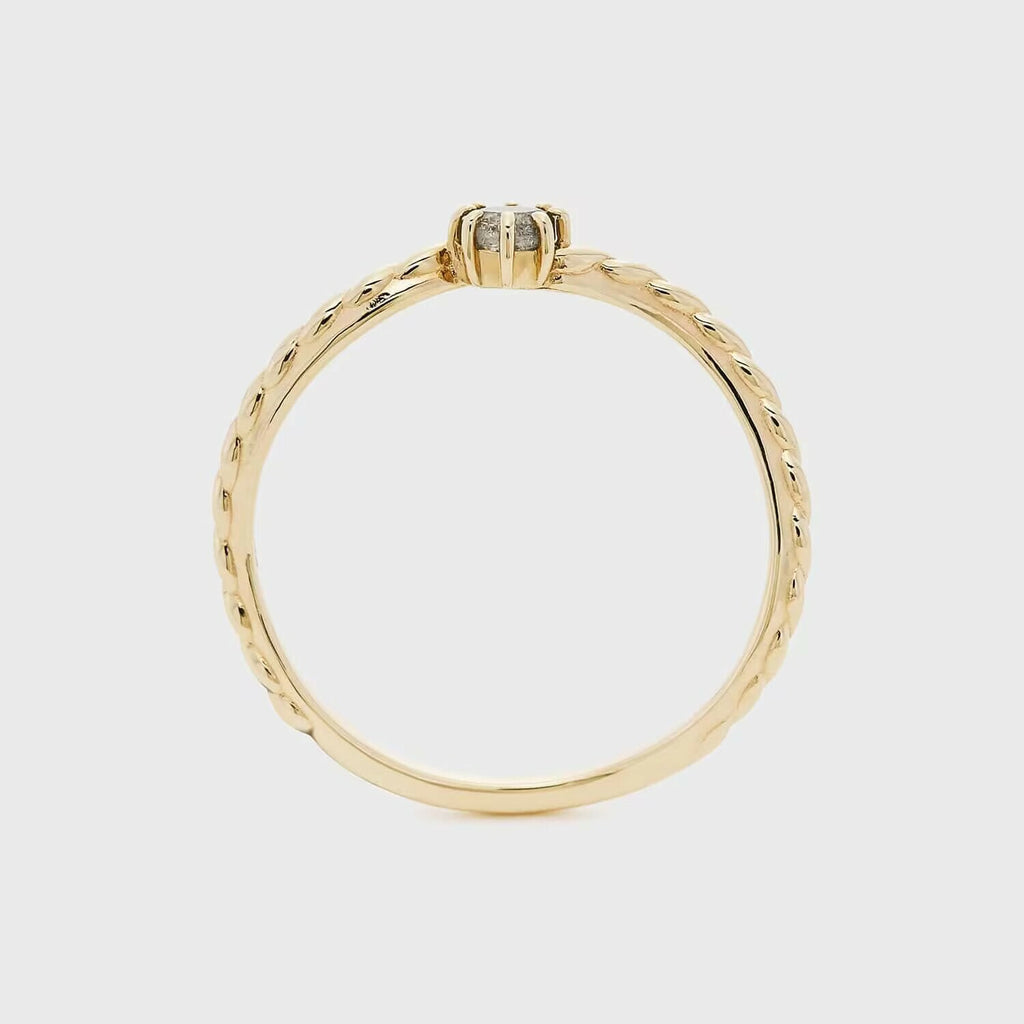 【輕奢】曲線的詩-14K金+925純銀拉長石