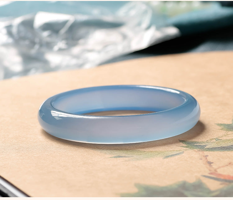 【玉鐲】土耳其藍色瑪瑙手鐲