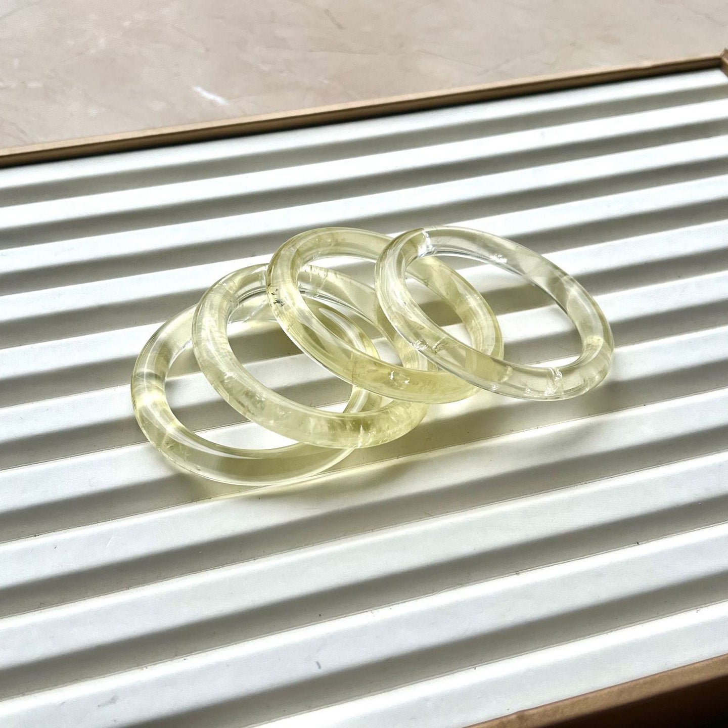 【玉鐲】天然檸檬黃水晶手鐲