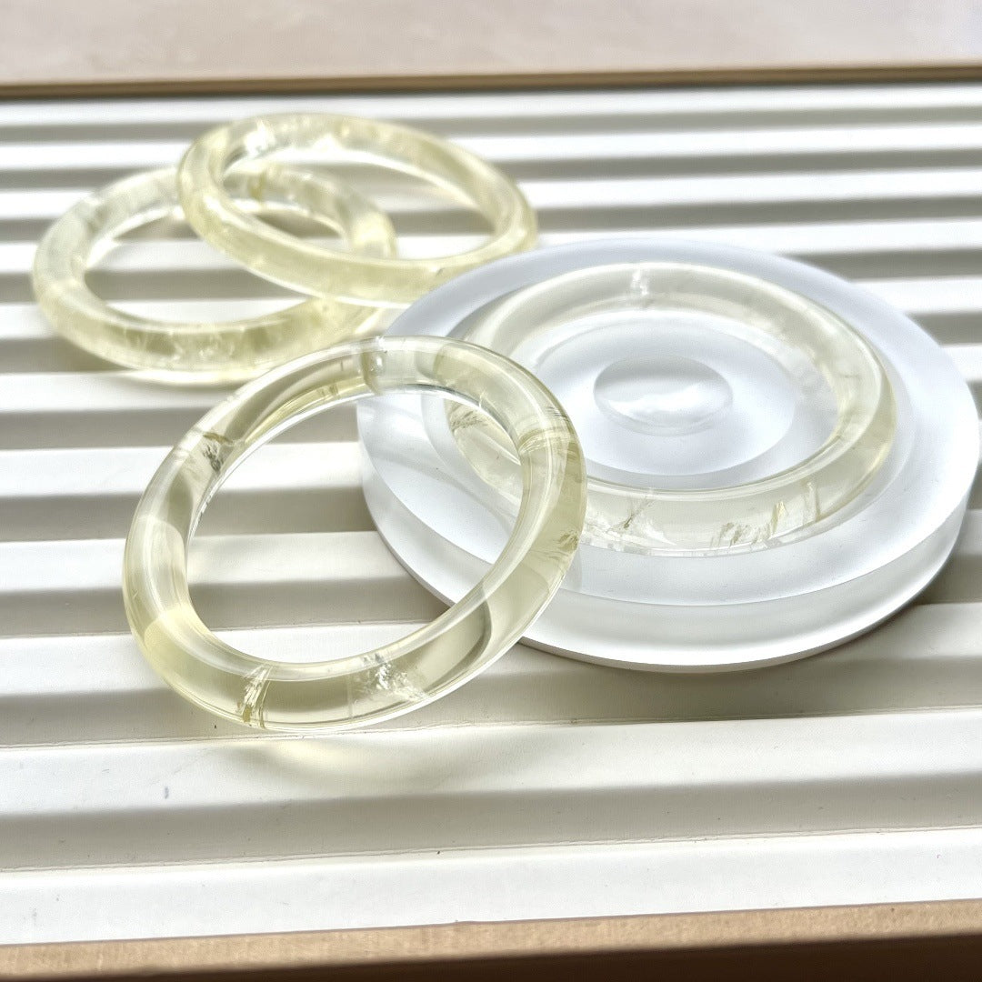 【玉鐲】天然檸檬黃水晶手鐲