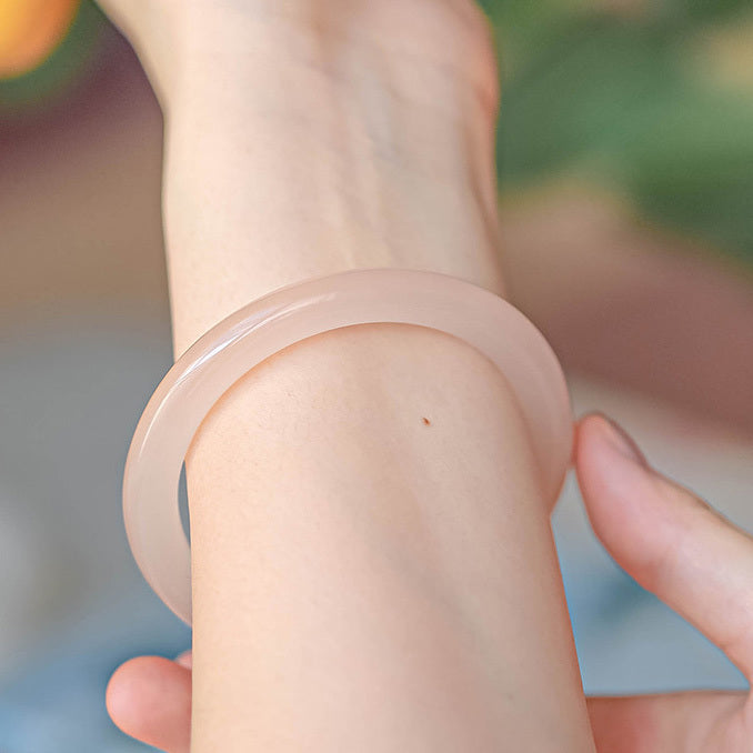 【玉鐲】少女西柚粉(阿富汗玉)