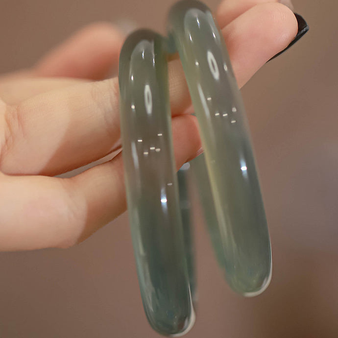 【玉鐲】冰透庫里藍