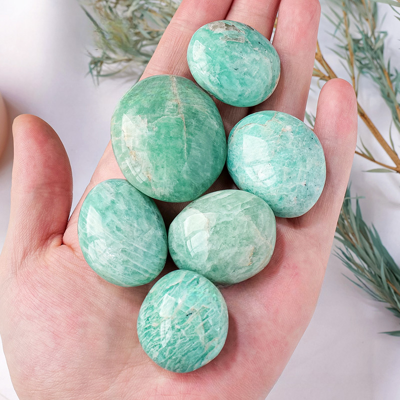 【礦藏】原礦天河石/隨身攜帶手把件(附絨布袋)