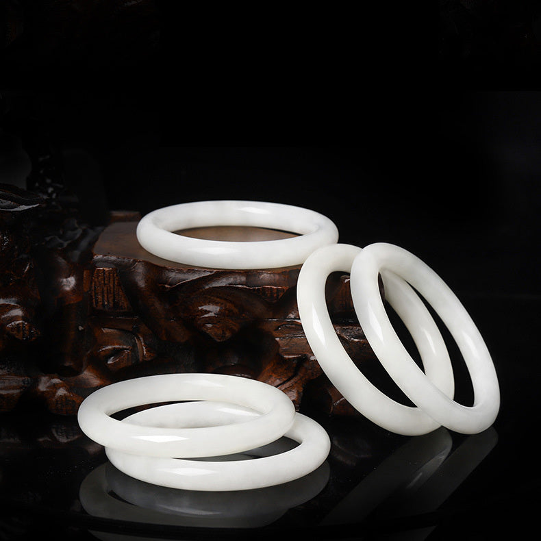 【玉鐲】天然和田玉(圓鐲/福鐲)