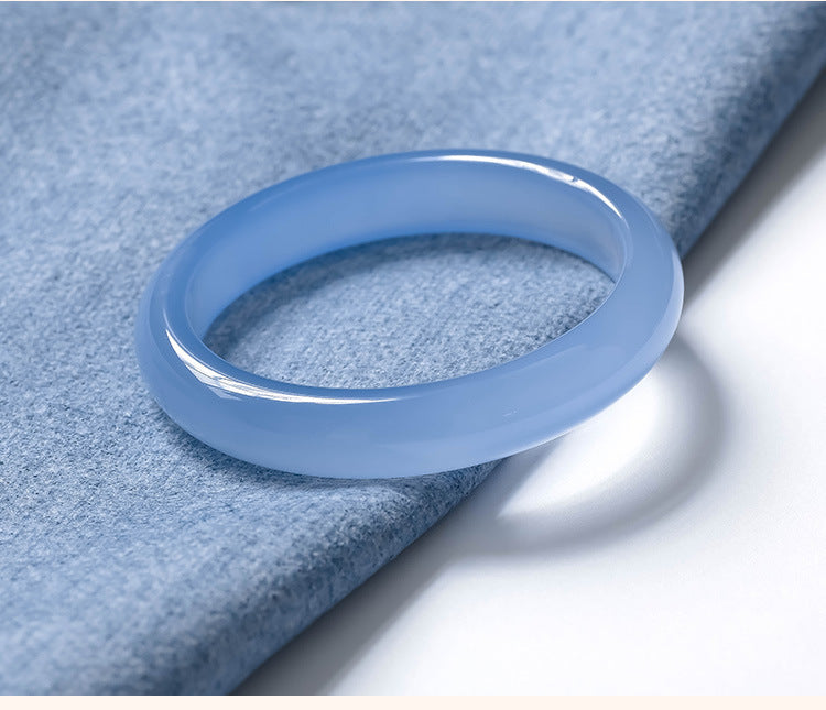 【玉鐲】土耳其藍色瑪瑙手鐲