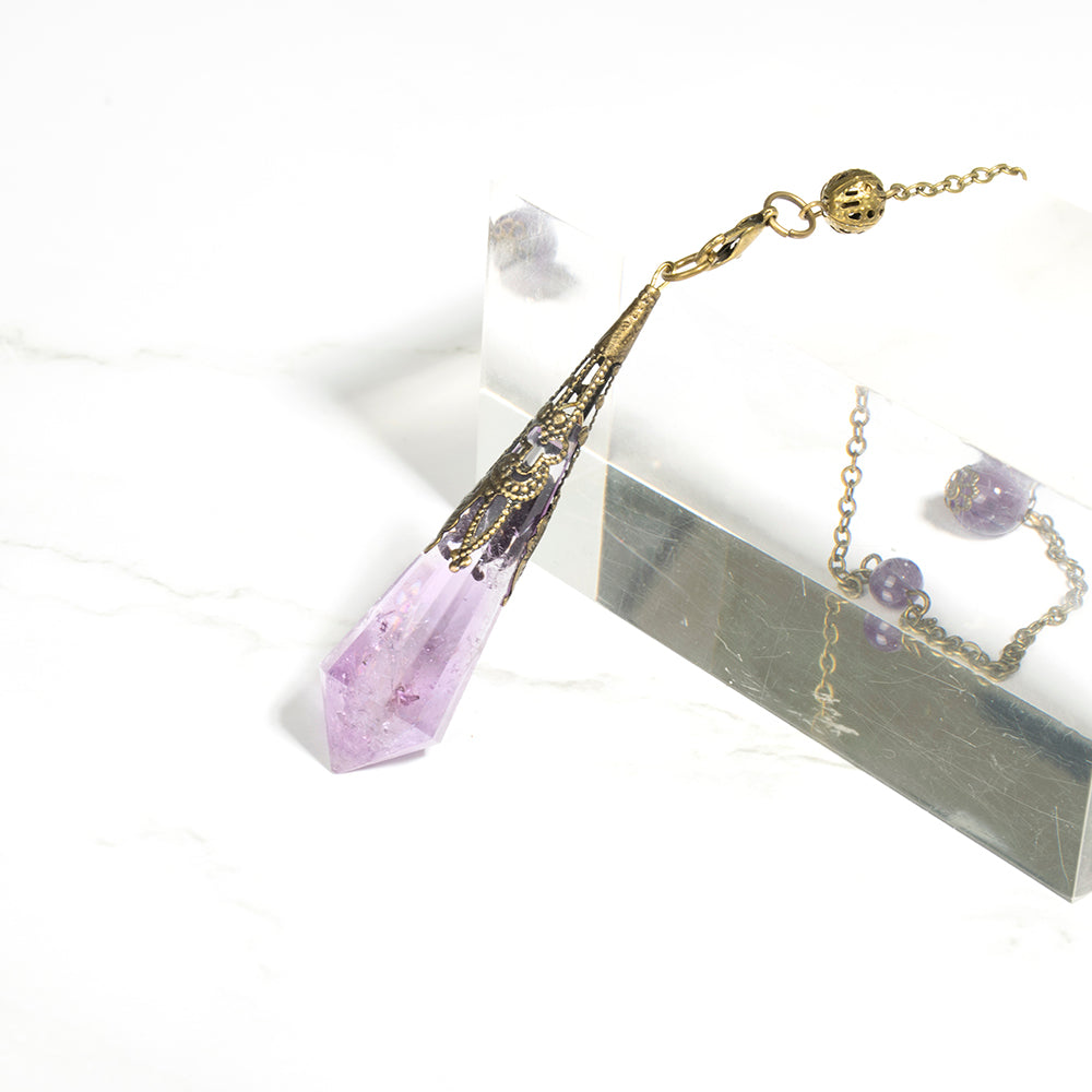 靈擺問事【水晶占卜靈擺】紫水晶靈擺