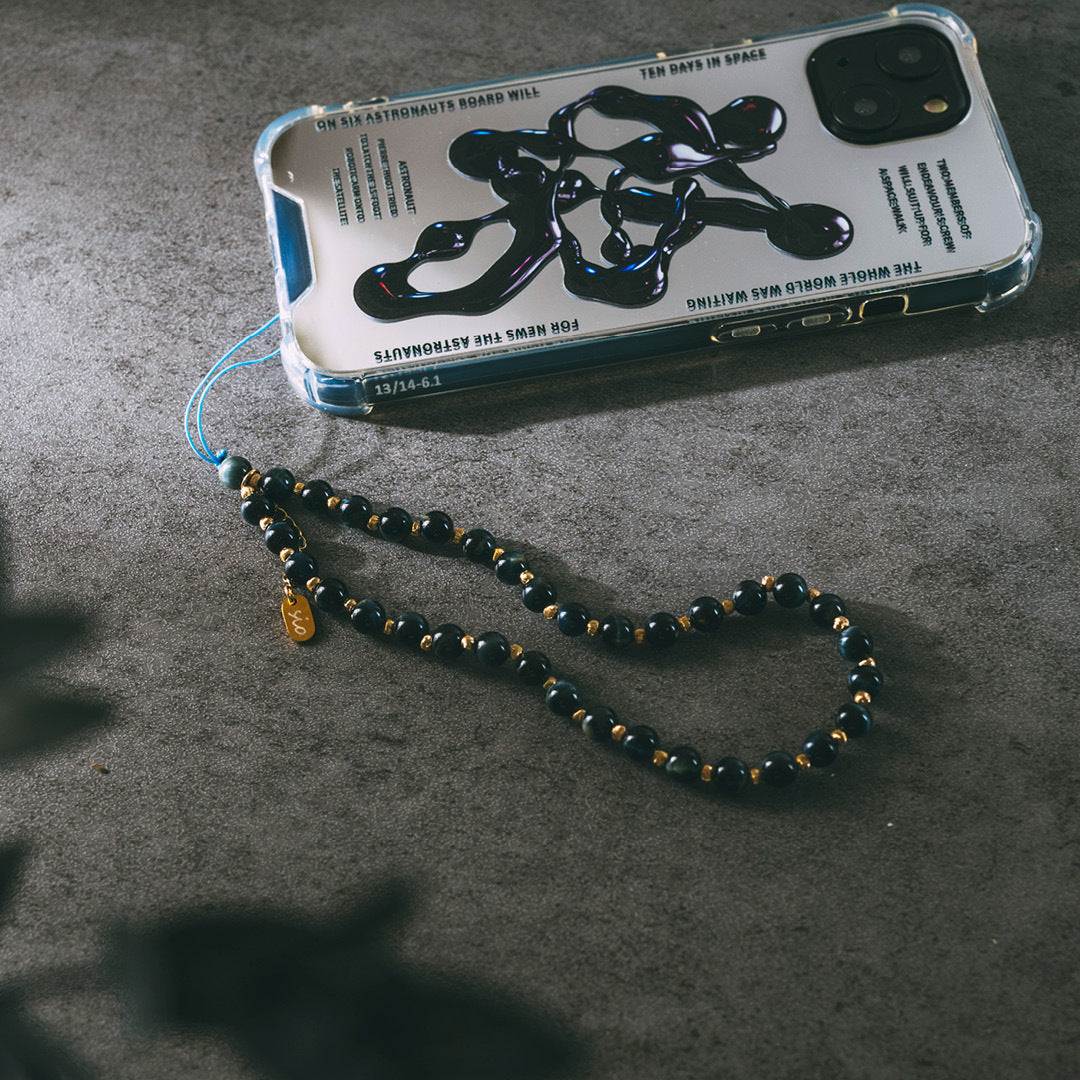 【純粹】原創水晶手機鍊(中性款)_五種水晶可選