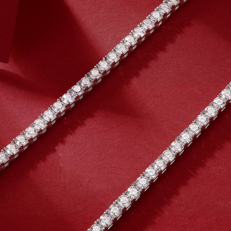 【星辰】熠熠-莫桑鑽項鍊(0.1ct)