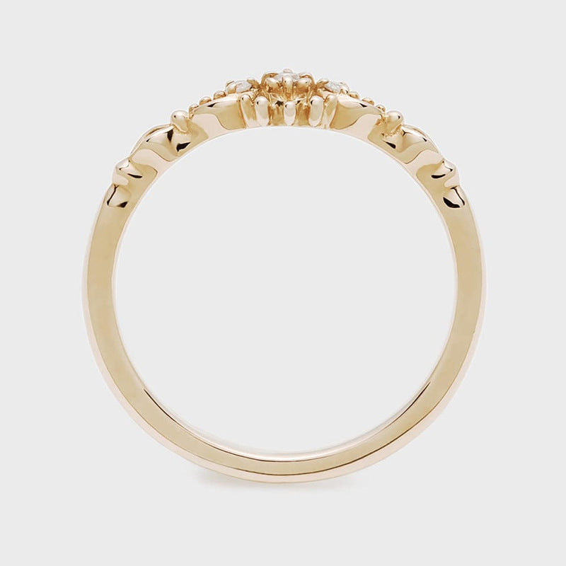 【輕奢】星河夜語-14K金+925純銀白鋯石戒指