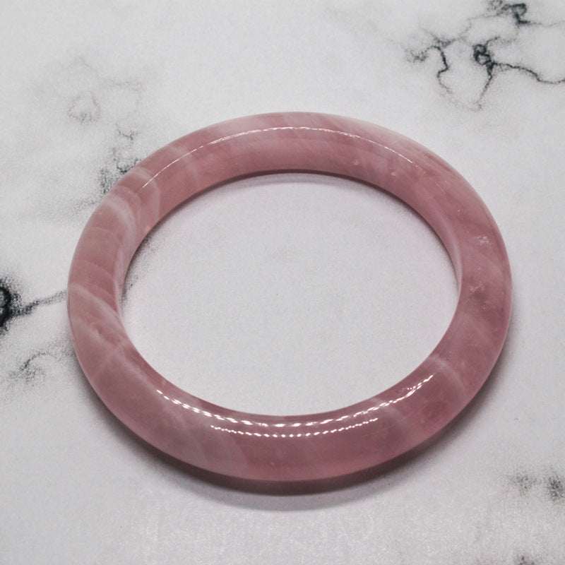 【玉鐲】天然馬達加斯加粉水晶手鐲