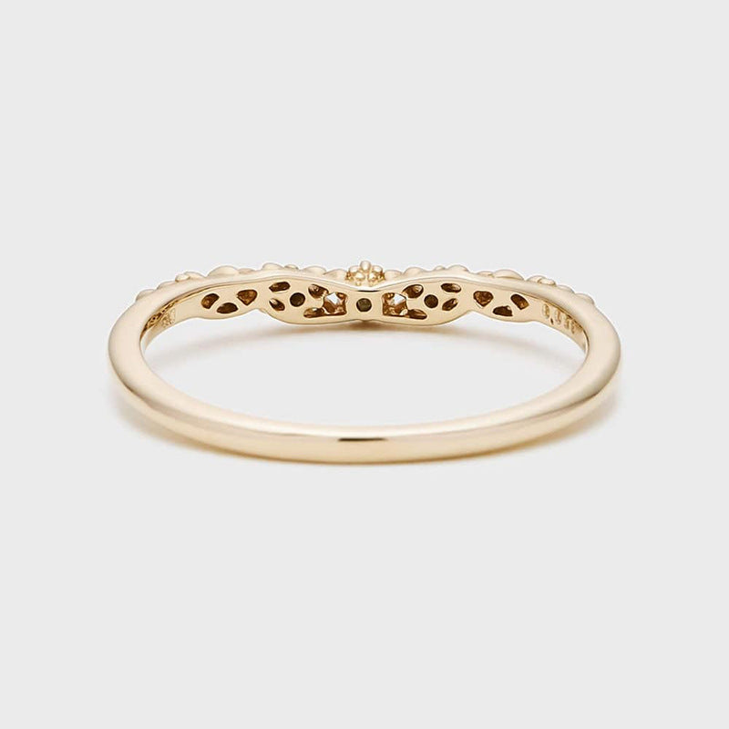 【輕奢】白晝之花-14K金+925純銀鋯石戒指