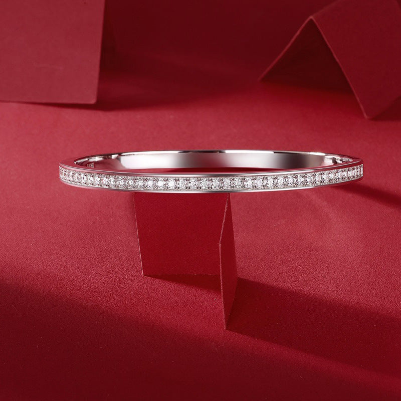 【星辰】信物-莫桑鑽手鐲(1.18ct)