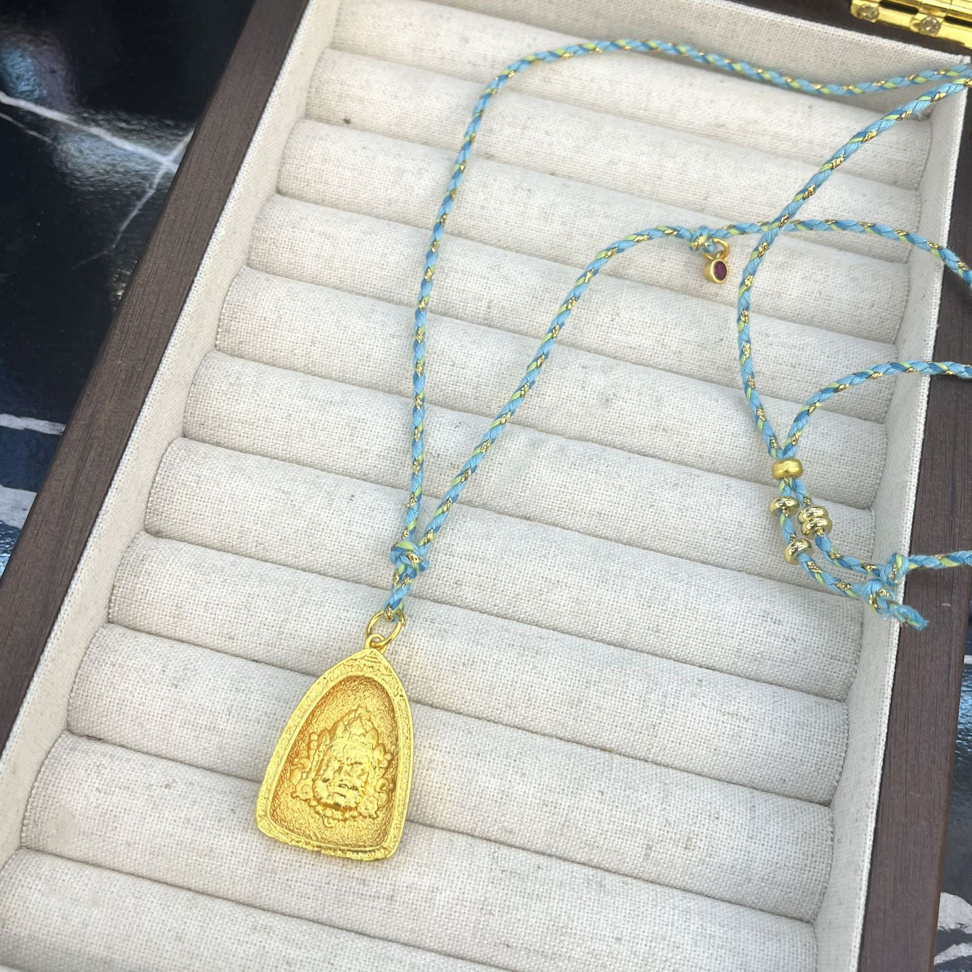 【金輝】招財/正財/偏財黃財神古法金項鍊
