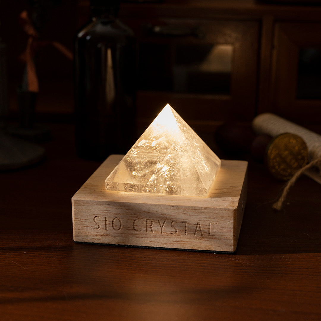 【礦藏】水晶原礦擺件-金字塔-四種水晶可選