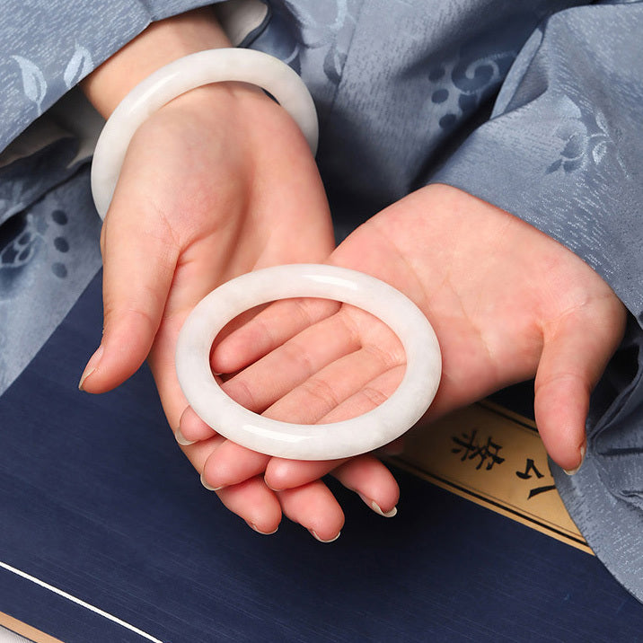 【玉鐲】天然和田玉(圓鐲/福鐲)