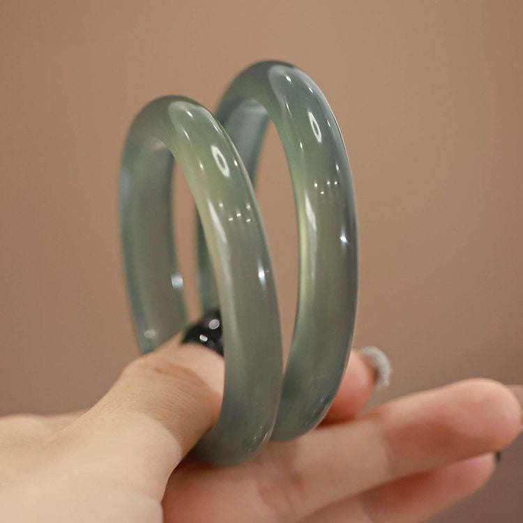 【玉鐲】冰透庫里藍