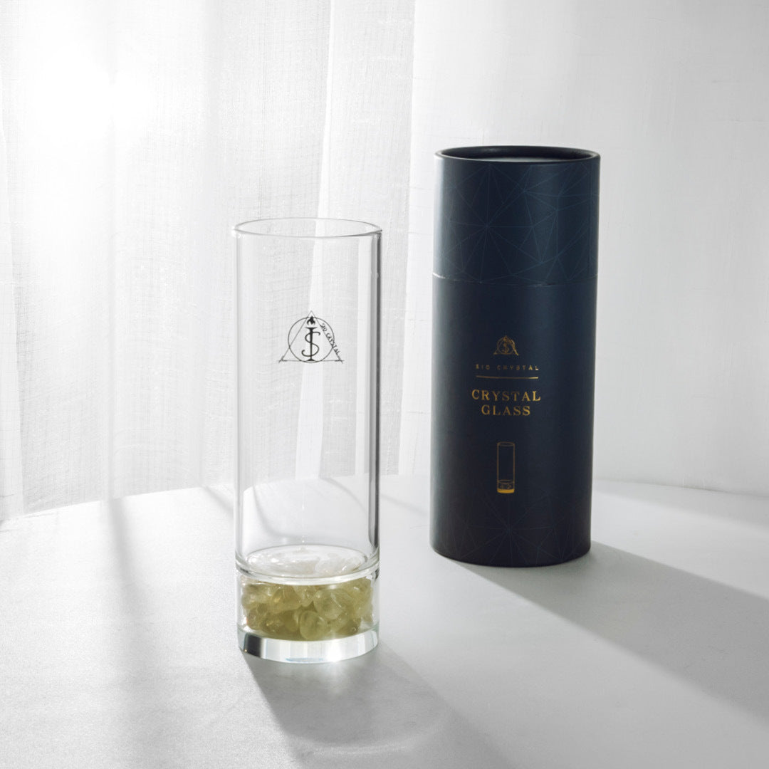 【祈願能量水晶杯】財富水杯-黃水晶轉運水杯