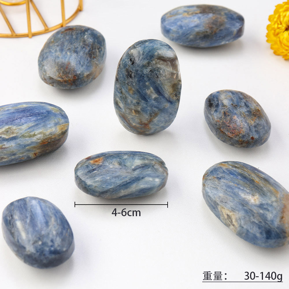 【礦藏】原礦藍晶石/隨身攜帶手把件(附絨布袋)