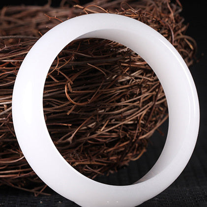 【玉鐲】新疆白玉-崑崙山金絲玉(圓鐲、福鐲)