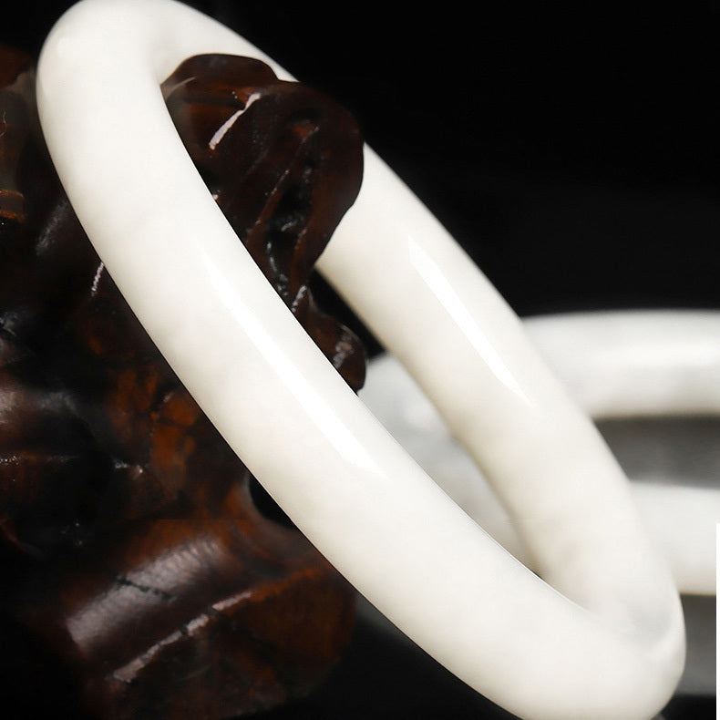 【玉鐲】天然和田玉(圓鐲/福鐲)