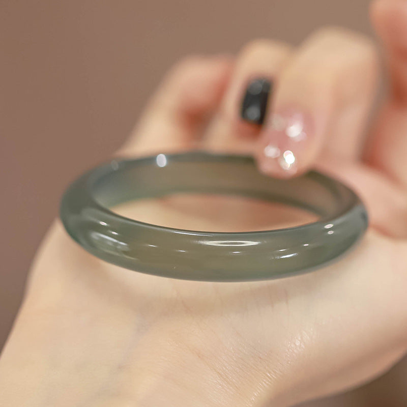 【玉鐲】冰透庫里藍