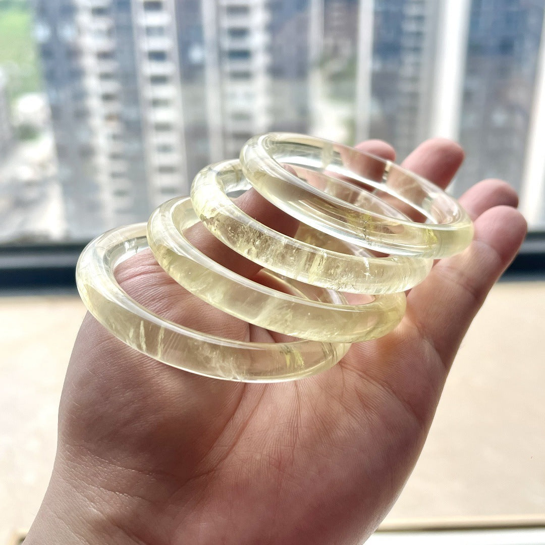 【玉鐲】天然檸檬黃水晶手鐲