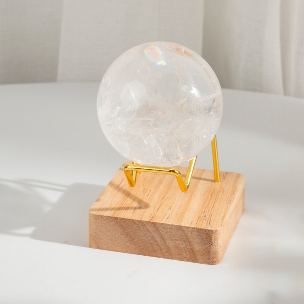 【礦藏】水晶原礦擺件-水晶球-七種水晶可選