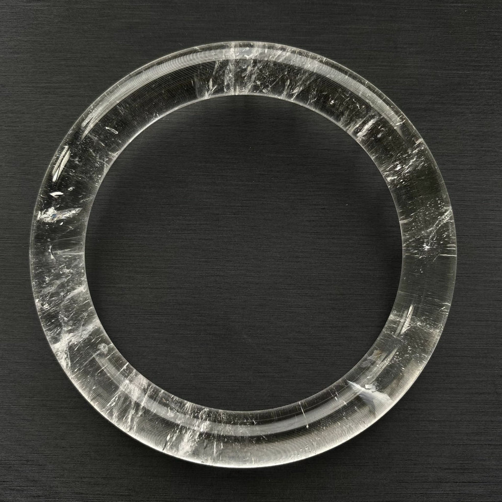 【玉鐲】天然巴西白水晶手鐲(通透、半通透、不通透)