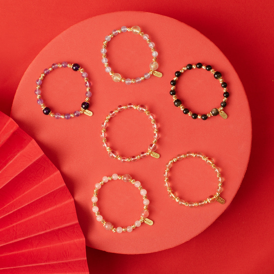 原創手鍊【虎哩旺】六款水晶手鍊可選