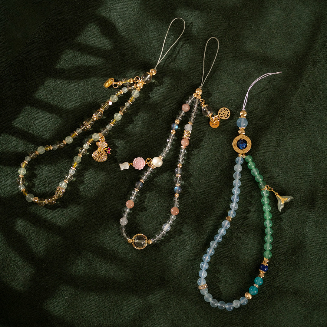 水晶手機鍊【洛神】 水晶手機鍊(多款可選)