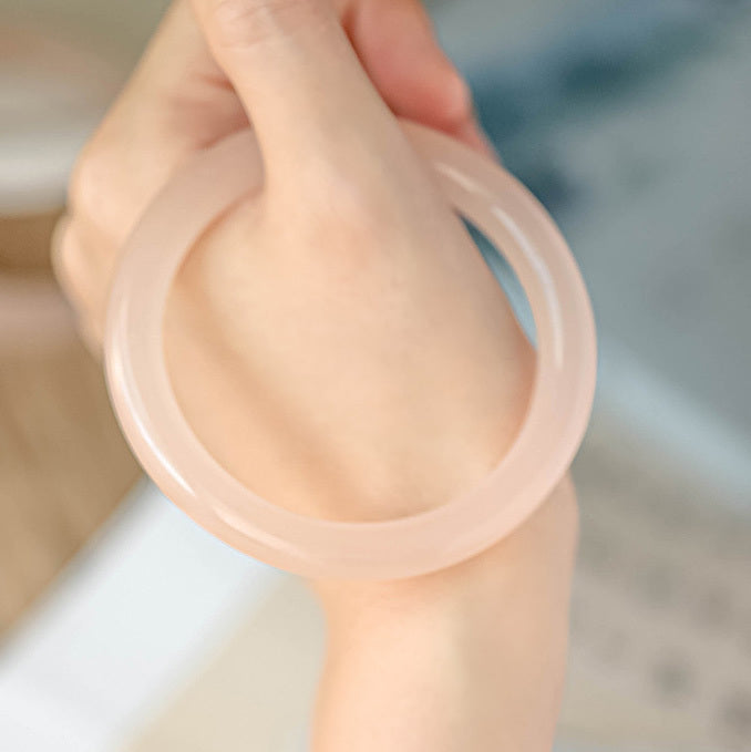 【玉鐲】少女西柚粉(阿富汗玉)