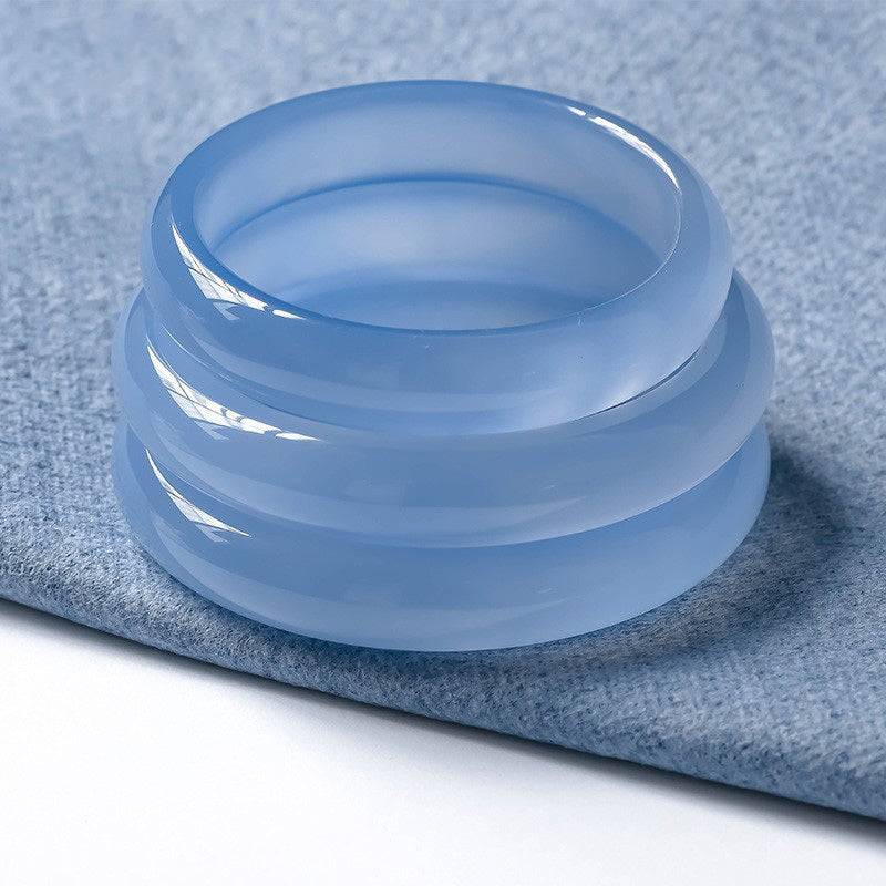 【玉鐲】土耳其藍色瑪瑙手鐲